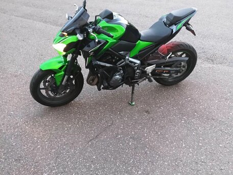 2017 Kawasaki Z 900, зелёный, 760000 рублей, вид 1