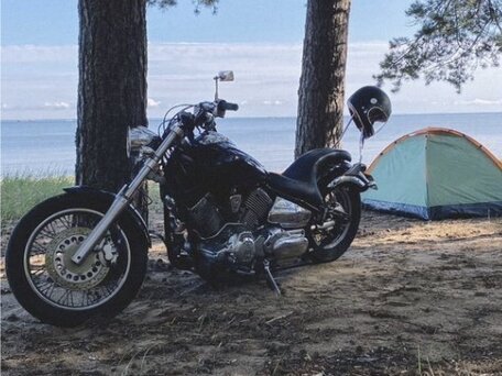 2003 Yamaha XVS1100, чёрный, 420000 рублей, вид 5