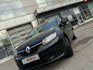 2017 Renault Logan II, чёрный, 737000 рублей, вид 2