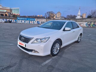 2014 Toyota Camry VII (XV50), белый, 1400000 рублей, вид 1