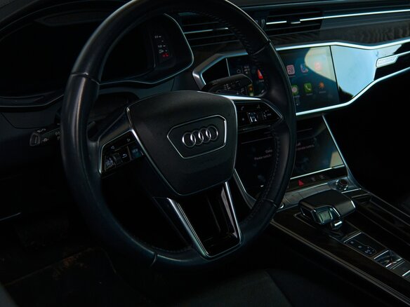 2019 Audi A6 45 TFSI V (C8), чёрный, 3600000 рублей - вид 7