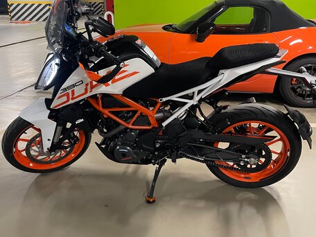 2021 KTM 390 Duke, белый, 500000 рублей, вид 4