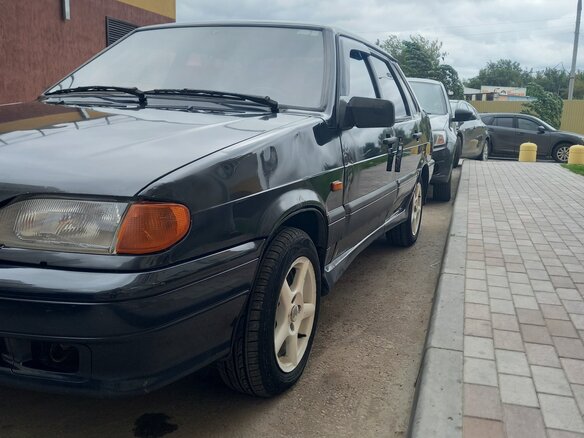 2007 Lada (ВАЗ) 2115, чёрный, 118000 рублей