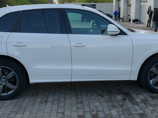 2009 Audi Q5 I (8R), белый, 1350000 рублей, вид 2