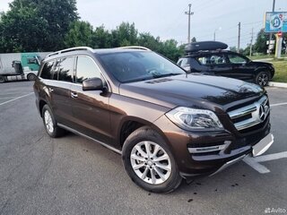 2014 Mercedes-Benz GL-Класс 350 II (X166), коричневый, 3000000 рублей, вид 4