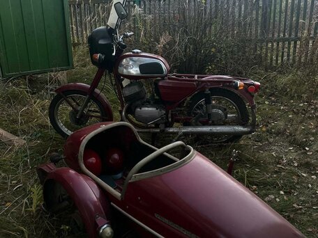1977 Jawa 350/634, красный, 250000 рублей, вид 2