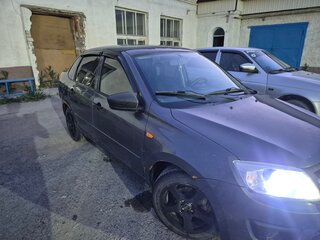 2015 Lada (ВАЗ) Granta I, серый, 450000 рублей, вид 2