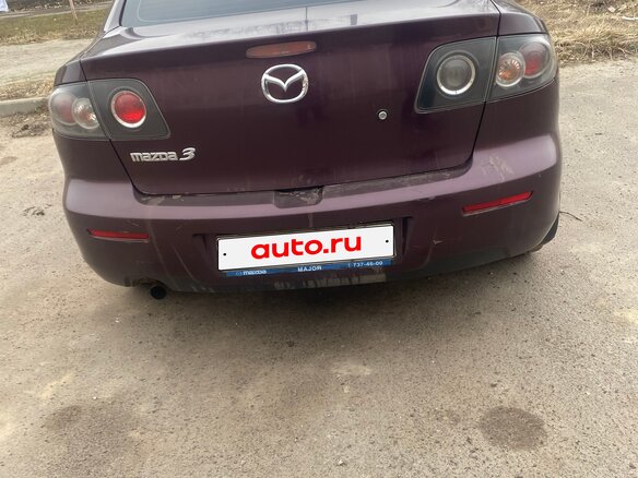 2006 Mazda 3 I (BK) Рестайлинг, коричневый, 490000 рублей - вид 3