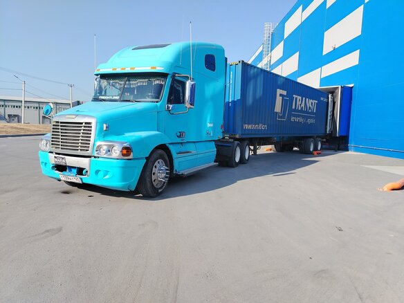 1998 Freightliner Century Class, голубой, 1350000 рублей - вид 6