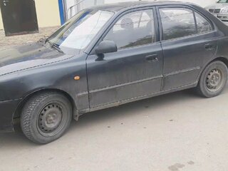 2006 Hyundai Accent ТагАЗ II, чёрный, 155000 рублей, вид 5