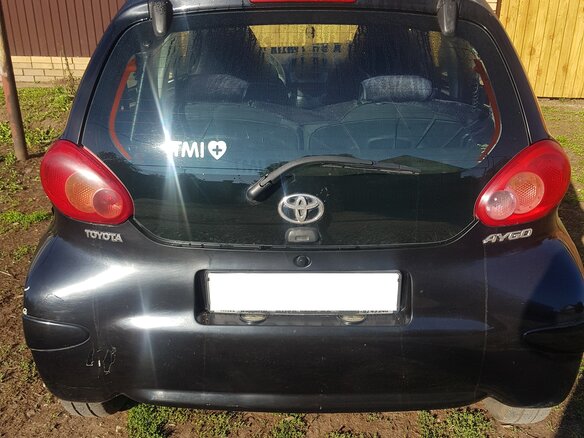 2008 Toyota Aygo I, чёрный, 450000 рублей - вид 13