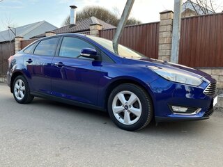 2016 Ford Focus III Рестайлинг, синий, 1090000 рублей, вид 4