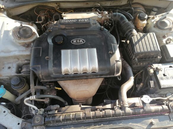 2005 Kia Magentis I Рестайлинг, серый - вид 3