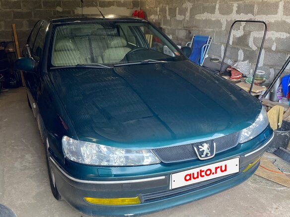2001 Peugeot 406 I Рестайлинг, зелёный - вид 3