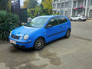 2002 Volkswagen Polo IV, синий, 420000 рублей, вид 1