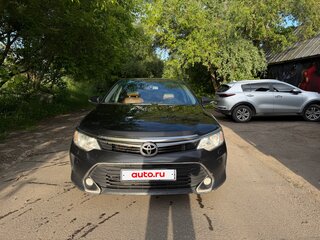 2016 Toyota Camry VII (XV50) Рестайлинг, чёрный, 1750000 рублей, вид 4