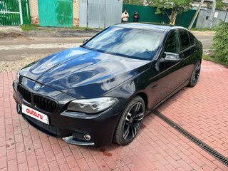 2014 BMW 5 серии 520i VI (F10/F11/F07) Рестайлинг, чёрный, 1350000 рублей, вид 1