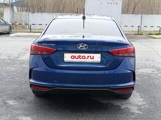 2022 Hyundai Solaris II Рестайлинг, синий, 1805000 рублей, вид 5