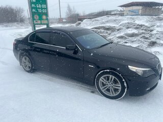 2005 BMW 5 серии 525i V (E60/E61), чёрный, 1300000 рублей, вид 5
