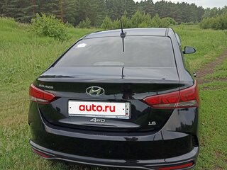 2020 Hyundai Solaris II Рестайлинг, чёрный, 1430000 рублей, вид 5