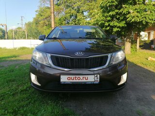 2014 Kia Rio 6-speed III, коричневый, 950000 рублей, вид 3