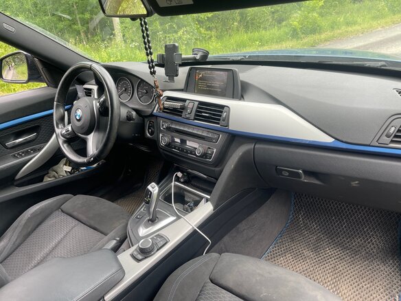 2014 BMW 3 серии Gran Turismo 320i xDrive VI (F3x), синий, 2300000 рублей - вид 6