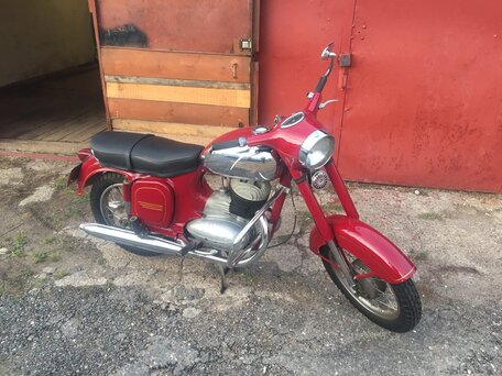 1966 Jawa 250, красный, 300000 рублей, вид 1
