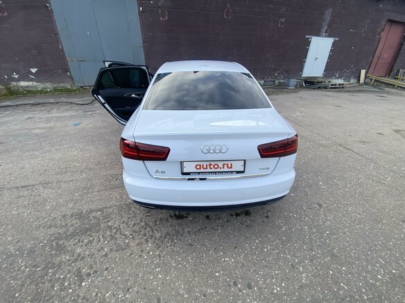 2015 Audi A6 IV (C7) Рестайлинг, белый, 1850000 рублей - вид 4