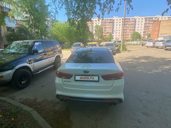 2017 Kia Optima IV, белый, 1600000 рублей - вид 2