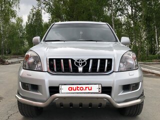 2004 Toyota Land Cruiser Prado 5-speed 120 Series, серебристый, 1750000 рублей, вид 1