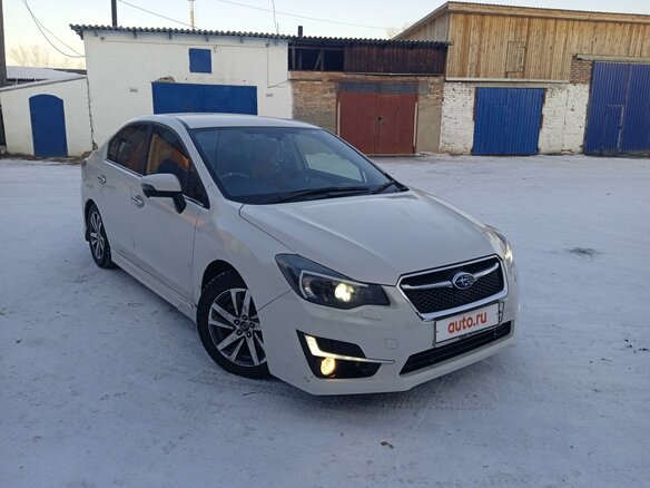 2016 Subaru Impreza IV Рестайлинг, белый, 1250000 рублей - вид 2