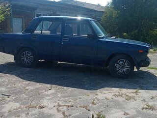 2008 Lada (ВАЗ) 2107, синий, 163000 рублей, вид 2