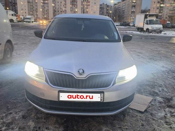 2016 Skoda Rapid I, серебристый, 620000 рублей