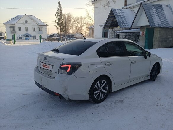 2016 Subaru Impreza IV Рестайлинг, белый, 1250000 рублей - вид 4