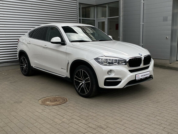 2016 BMW X6 30d II (F16), белый - вид 2