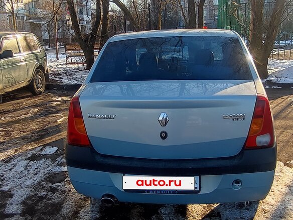 2008 Renault Logan I, серый, 380000 рублей - вид 5