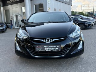 2015 Hyundai Elantra V (MD) Рестайлинг, чёрный, 1170000 рублей, вид 3