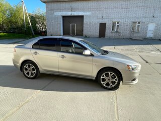 2012 Mitsubishi Lancer X Рестайлинг, серебристый, 1000000 рублей, вид 5