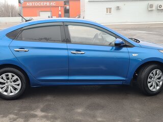 2021 Hyundai Solaris II Рестайлинг, синий, 1350000 рублей, вид 4