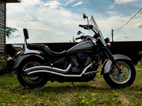 2016 Kawasaki VN900 Vulcan, серебристый, 630000 рублей, вид 1