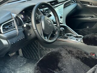 2021 Toyota Camry VIII (XV70), чёрный, 3500000 рублей, вид 5