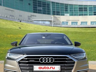 2020 Audi A8 Long 60 TFSI e IV (D5), чёрный, 6900000 рублей, вид 4