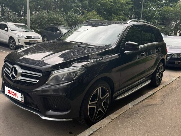 2017 Mercedes-Benz GLE 400 9G-Tronic I (W166), чёрный, 4200000 рублей