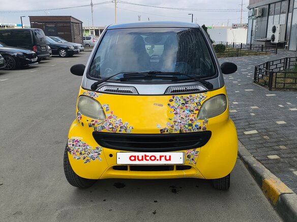 2000 Smart Fortwo City-Coupe I, жёлтый, 540000 рублей