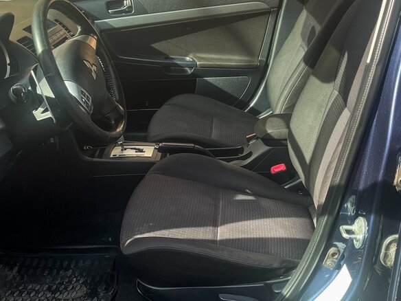 2010 Mitsubishi Lancer X, синий, 900000 рублей - вид 14