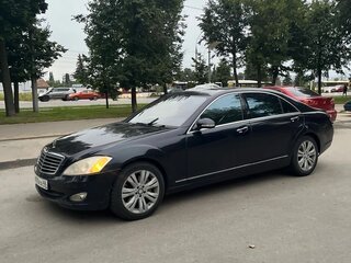 2007 Mercedes-Benz S-Класс 350 Long V (W221), синий, 800000 рублей, вид 4