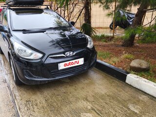 2012 Hyundai Solaris I, чёрный, 900000 рублей, вид 1