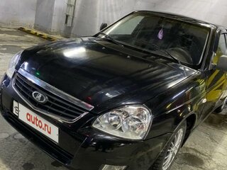 2009 Lada (ВАЗ) Priora I, чёрный, 370000 рублей, вид 1