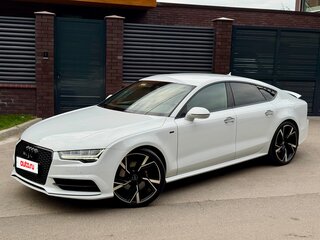2015 Audi A7 I (4G) Рестайлинг, белый, 3000000 рублей, вид 2