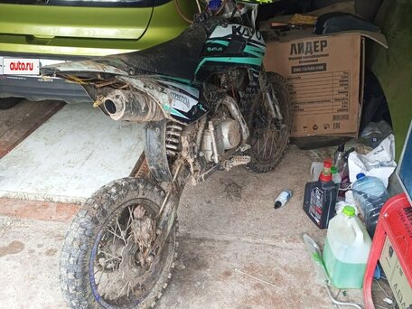 2018 Kayo Basic YX125, голубой, 70000 рублей, вид 4